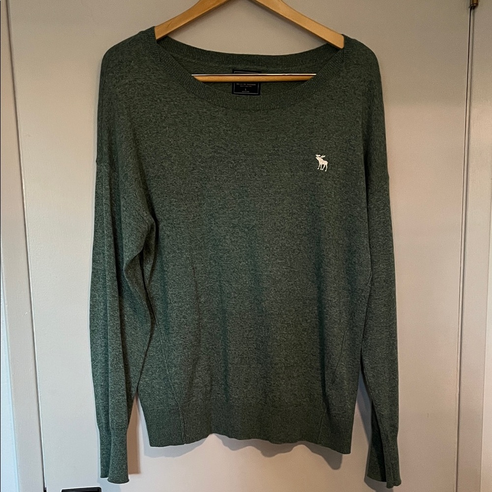Abercrombie & Fitch Scoop Neck cotton blend Sweater